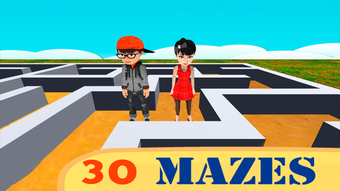 Maze puzzle games racing easy