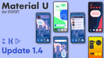 Material U Android 12 widgets