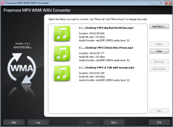 Freemore MP3 WMA WAV Converter