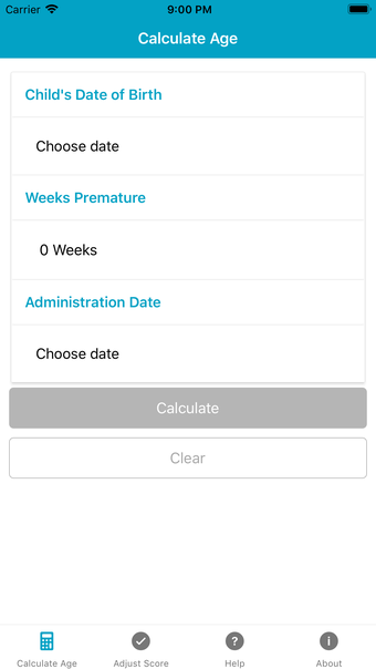 ASQ Age  Score Calculator