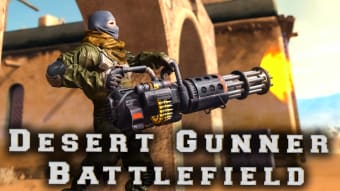 Desert Gunner Battlefield:Offline Machine Gun Game