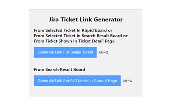 Jira Ticket Link Generator