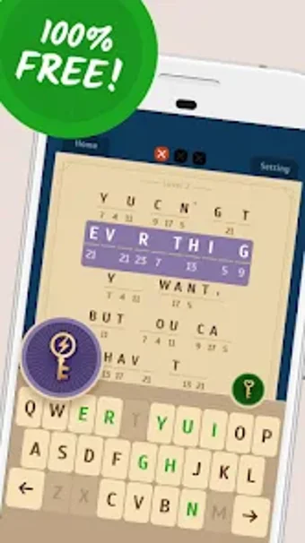 Cryptogram - Word Puzzle Games