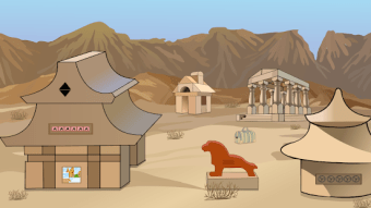Camel Escape From Desert