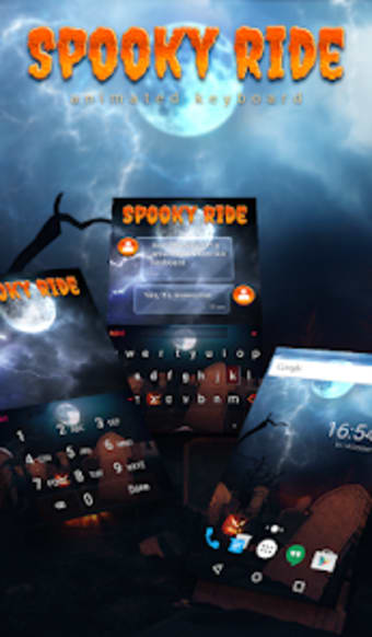 Spooky Ride Animated Keyboard