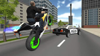 Bike Driving Simulator: Police Chase  Escape Game
