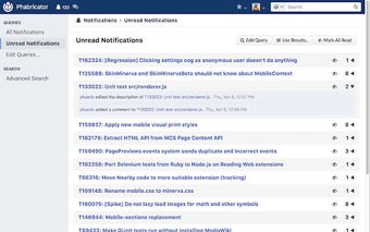 Group phabricator notifications