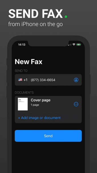 Fax App - send from Phone