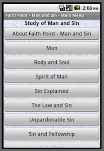 Faith Point Man and Sin
