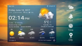 Real-time weather forecasts
