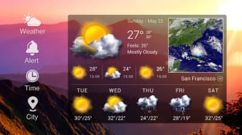 Real-time weather forecasts