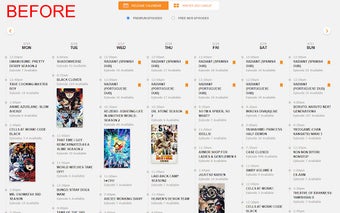 Remove Crunchyroll simulcast calendar dubs