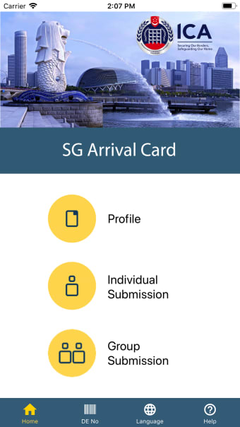 SG Arrival Card