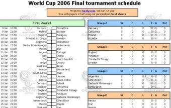 World Cup 2006 Schedule