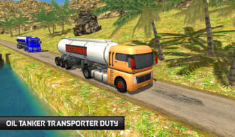 Offroad Oil Tanker Truck Driving Games 2021