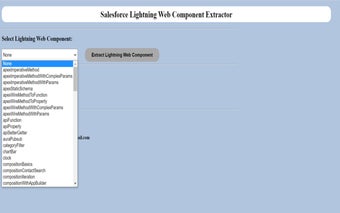 Salesforce Lightning Web Component Extractor