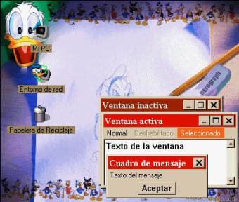 Donald Duck Desktop Theme