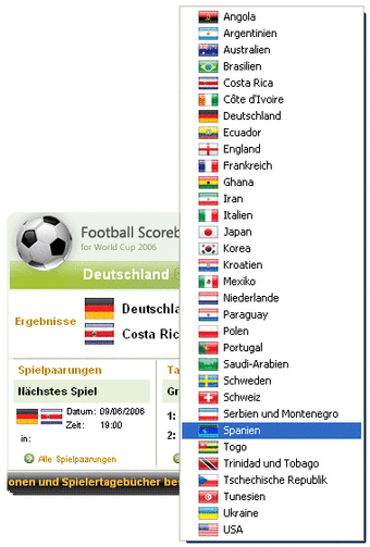 Microsoft Football Scoreboard