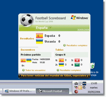 Microsoft Soccer Scoreboard
