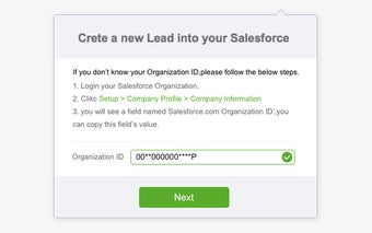 Web to Lead for Salesforce