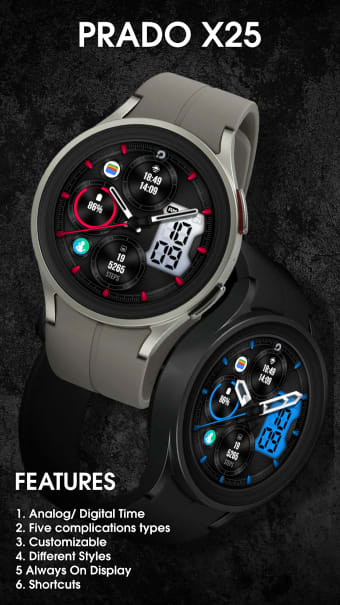 PRADO X25 - Hybrid Watch Face