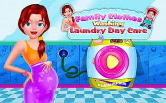 Family Clothes Washing Laundry