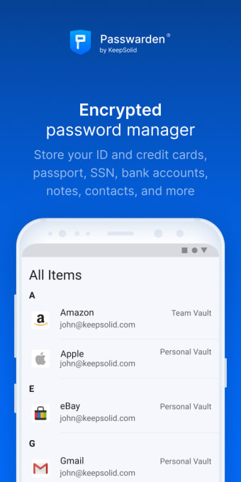 Password Manager - Passwarden