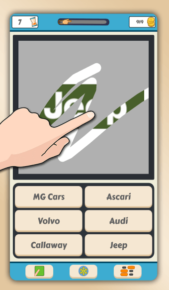 Scratch Car Logo Quiz. Guess t