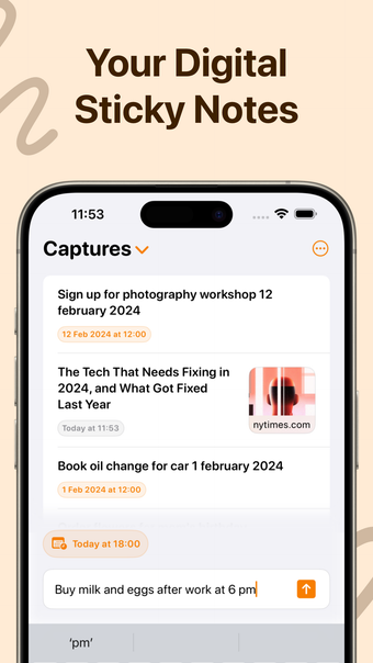 Capture - Quick Notes