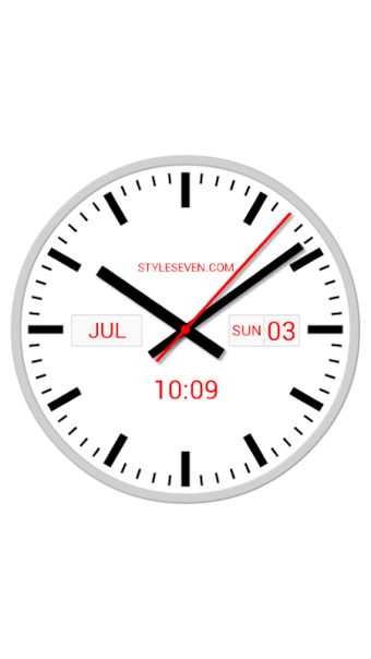 Swiss Analog Clock-7