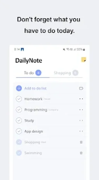 DailyNote - Checklist Notepad