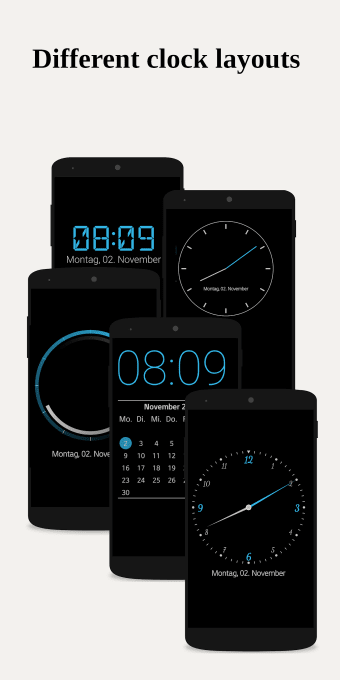 Day and night clock