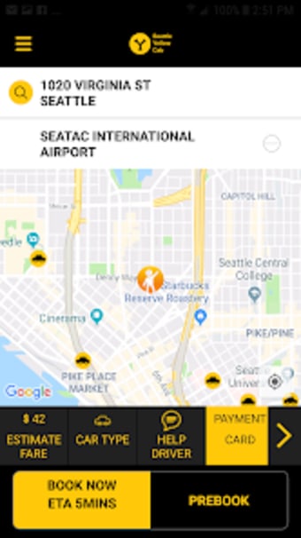 Seattle Yellow Cabs