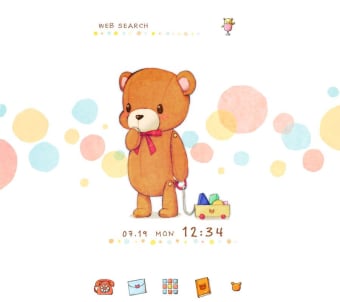 Teddy Bear Blocks Wallpaper