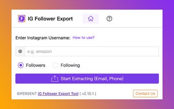 IG Follower Export Tool - IG Email Extractor