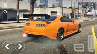 Fun Car Racing Supra Simulator