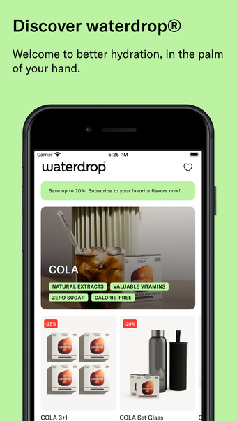 waterdrop Shopping App