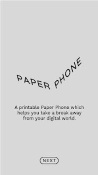 Paper Phone