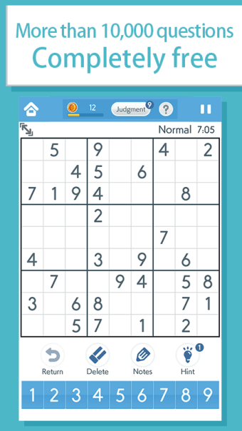 SudokuA logic puzzle game