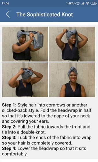 How to Tie A Head Scarf