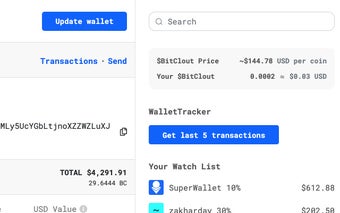 BitClout WalletTracker