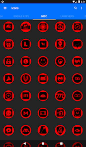 Oreo Red Icon Pack P2 Free