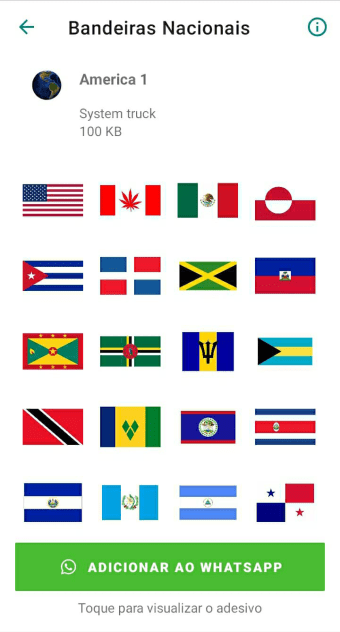 Stickers of Flags