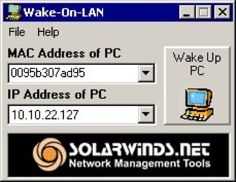 SolarWinds Wake-On-LAN