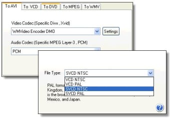 Easy AVI/VCD/DVD/MPEG Converter