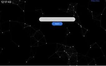 SearchApp with particle wallpaper