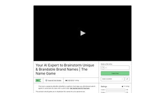 Brand Name Brainstormer