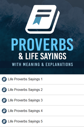 Life Proverbs and Sayings