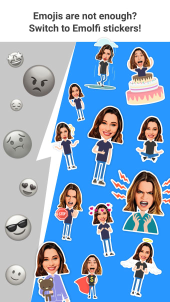 Emolfi: power up any messenger with photo stickers