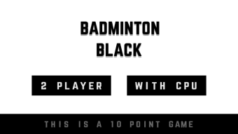 Badminton Black